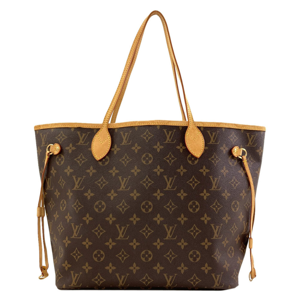 Louis Vuitton M40156 Neverfull MM Tote Bag, Monogram Canvas, Women's LOUIS VU...